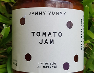 jammy yummy tomato jam